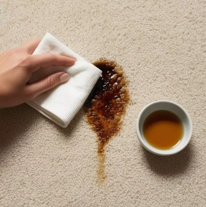 Halıdan Kahve Lekesi Nasıl Çıkar 2. Görsel