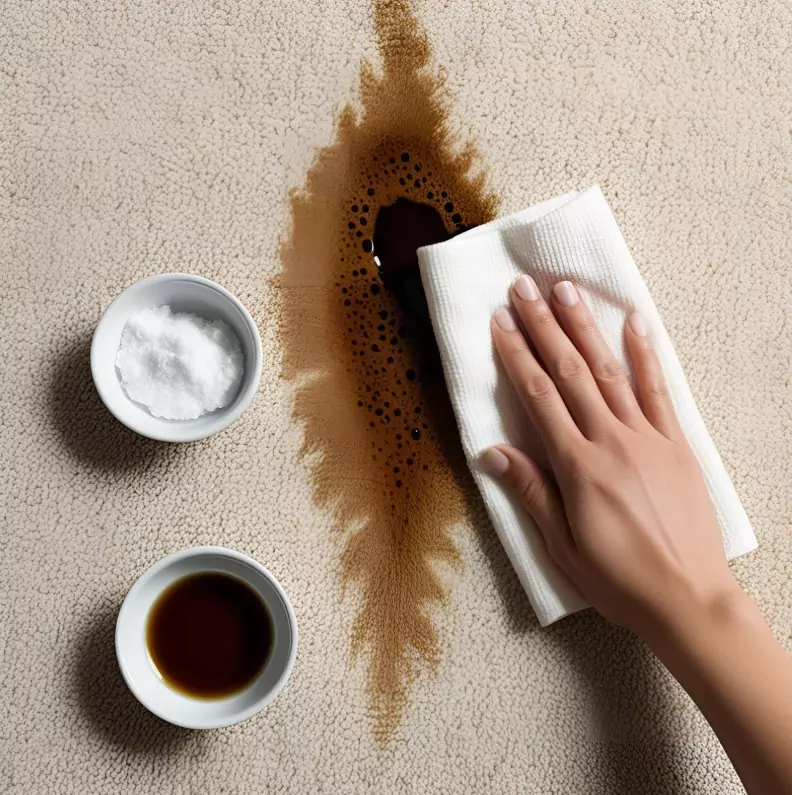 Halıdan Kahve Lekesi Nasıl Çıkar 4. Görsel