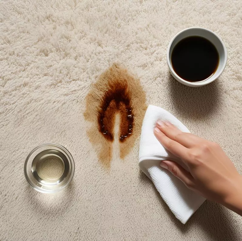 Halıdan Kahve Lekesi Nasıl Çıkar 5. Görsel