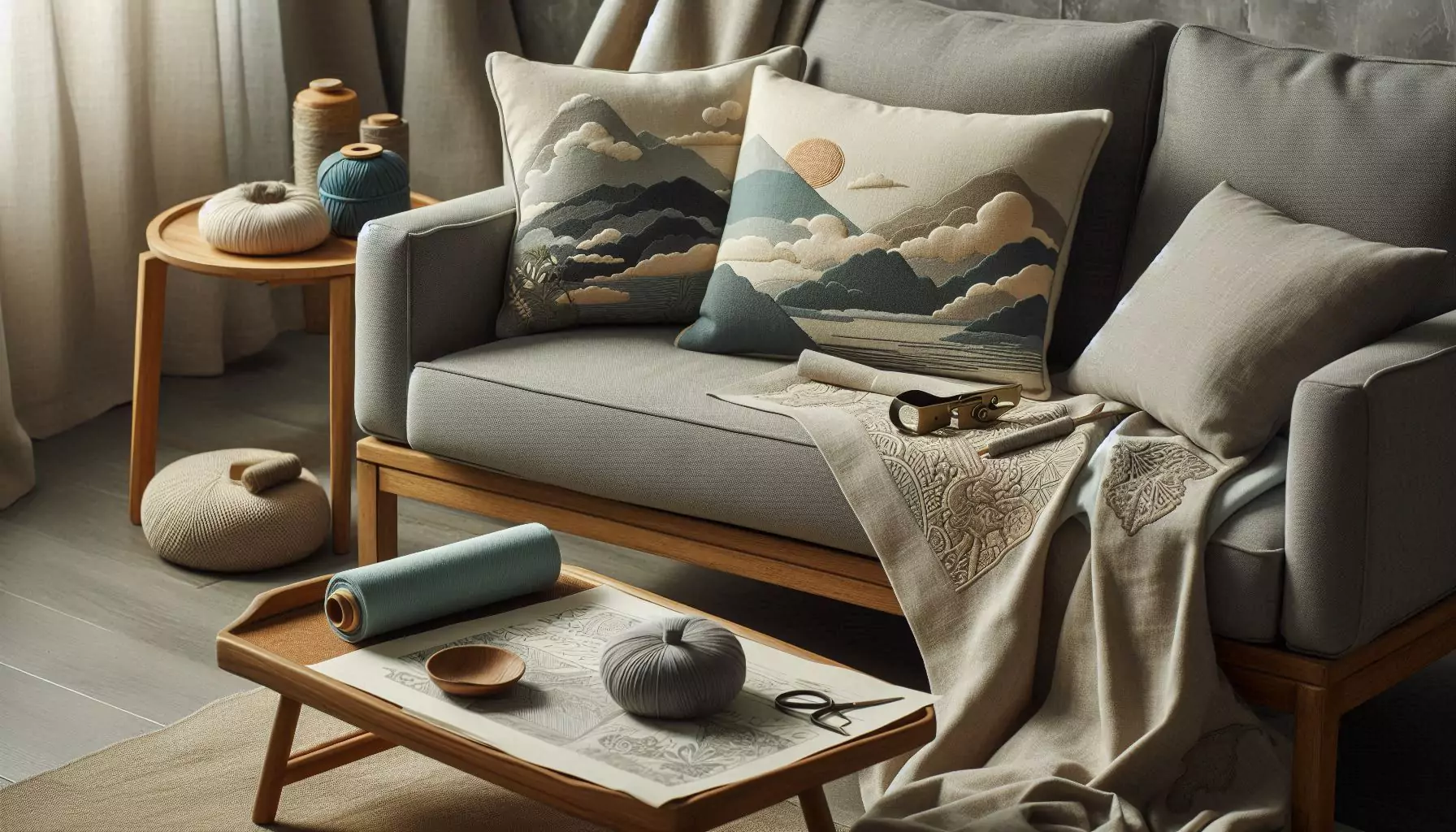 Keten Koltuk Kumaşı: Şıklık ve Konforun Buluştuğu Doğal Dokunuş 4. Görsel